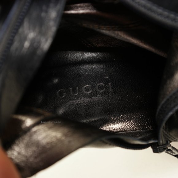 Amazing Gucci Boots with Alligator Croc Leather Rare - Picture 14 of 16